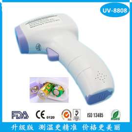 厂家直销婴儿红外线体温计非接触式温度计外贸爆款UV-8808测温仪