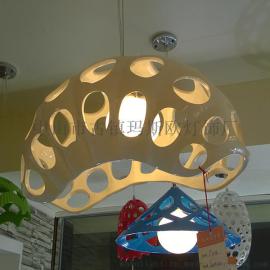 玛斯欧MASO树脂吊灯艺术蚕壳昆虫造型白款灯罩单头E27旋转节能暖光球泡MS-P1014现代餐厅吊灯
