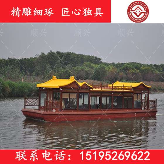 北京顺兴木船厂画舫船出售安全可靠