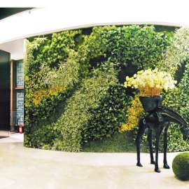 恒翔仿真背景墙绿化植物 设计定制景观植物墙